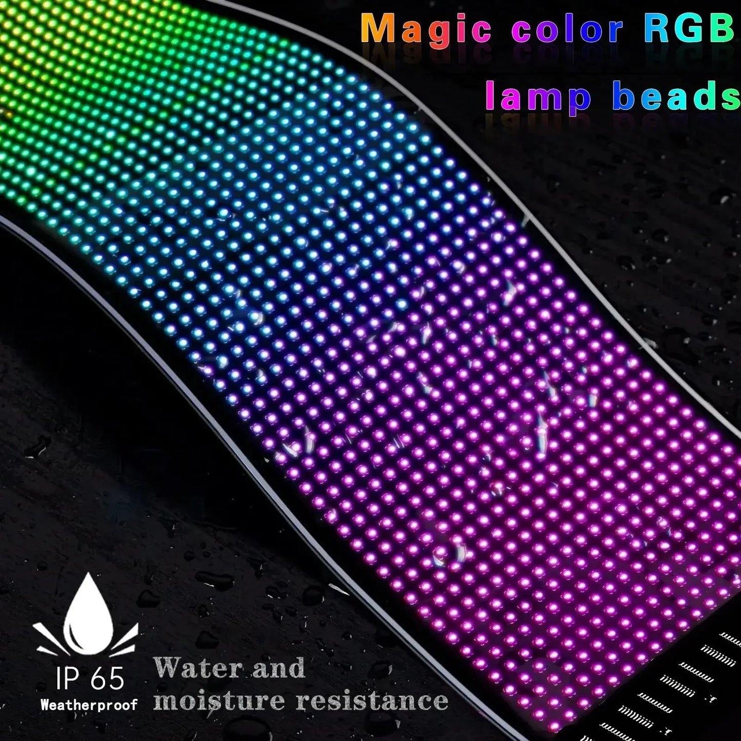 Flexible LED Display Screen For Car || شاشة عرض مرنة للسيارة - AllGoodzMart