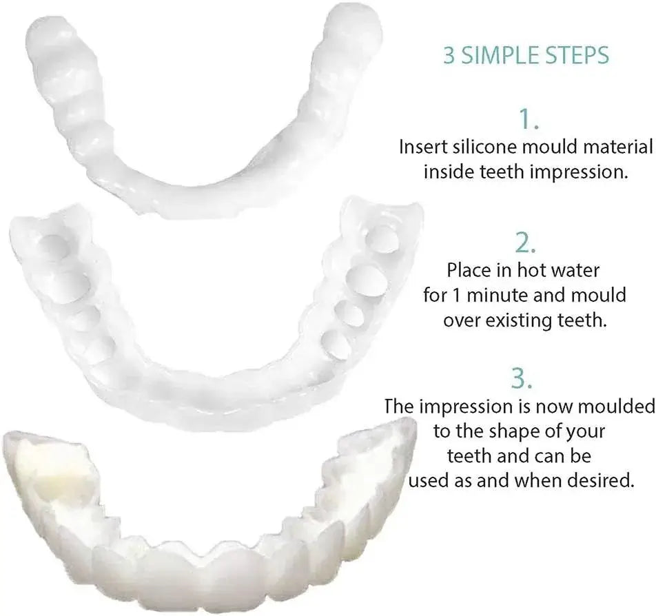 Comfort Fit Flexible Teeth || أسنان مرنة مريحة - AllGoodzMart