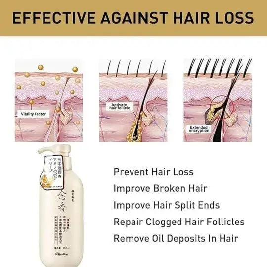 Sakura Japanese Shampoo For Hair Loss || شامبو ساكورا الياباني لعلاج تساقط الشعر - AllGoodzMart