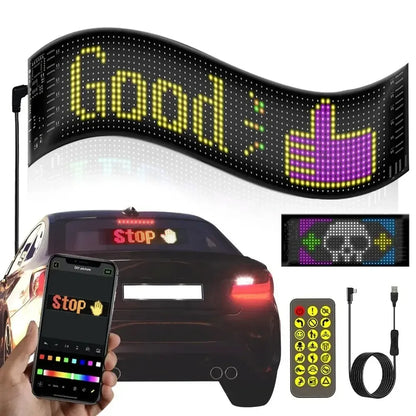 Flexible LED Display Screen For Car || شاشة عرض مرنة للسيارة - AllGoodzMart