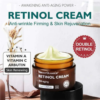 كريم الوجه بريتينول لمكافحة الشيخوخة من VIBRANT GLAMOUR Anti-Aging Retinol Face Cream