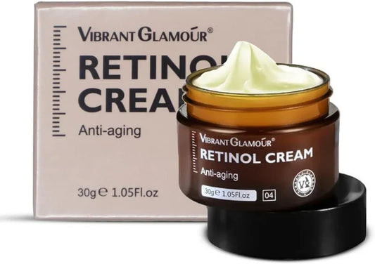 كريم الوجه بريتينول لمكافحة الشيخوخة من VIBRANT GLAMOUR Anti-Aging Retinol Face Cream