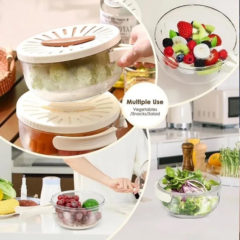 2 In 1 Drainer And Strainer Bowl || مصفاة ووعاء 2 في 1 - AllGoodzMart