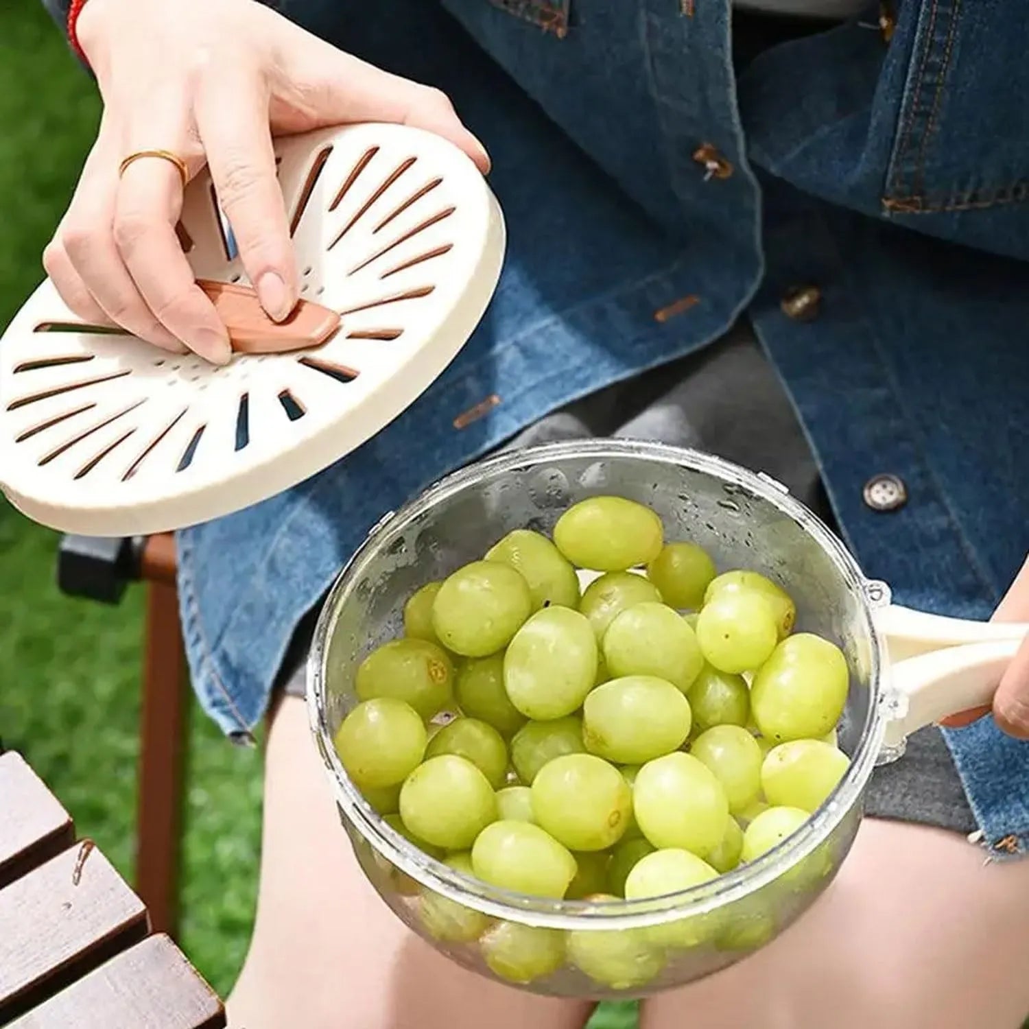 2 In 1 Drainer And Strainer Bowl || مصفاة ووعاء 2 في 1 - AllGoodzMart