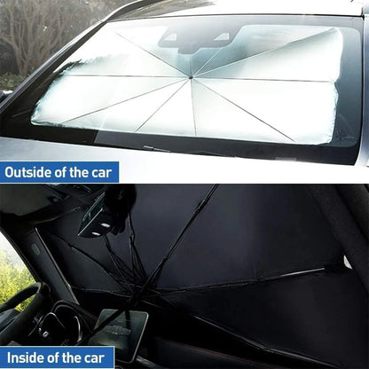 Car Windshield Sun Shade Umbrella || مظلة واقية من الشمس للزجاج الأمامي للسيارة - AllGoodzMart