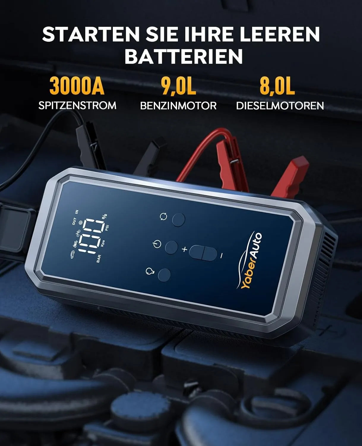 YaberAuto Jump Starter || جهاز تشغيل السيارة من YaberAuto - AllGoodzMart